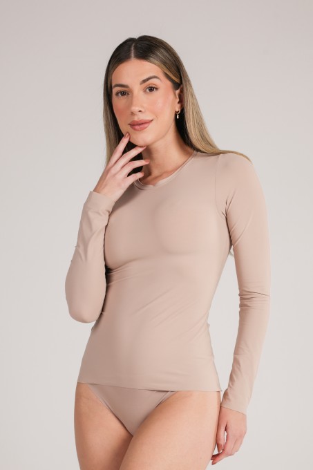 Blusa Segunda Pele Chocolate